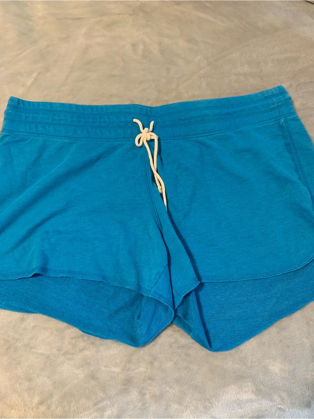 Women's Blue Drawstring Lounge Shorts old navy xl nwot